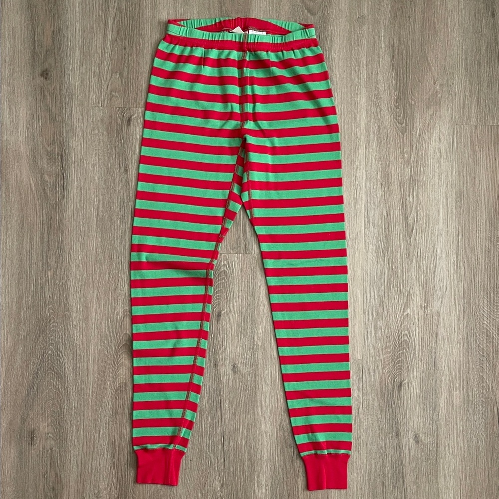 Hanna Andersson Red and Green Striped Women’s Pajama Bottoms